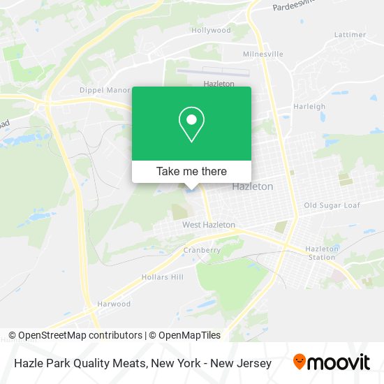 Hazle Park Quality Meats map