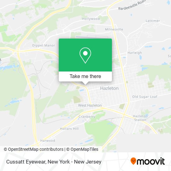 Mapa de Cussatt Eyewear
