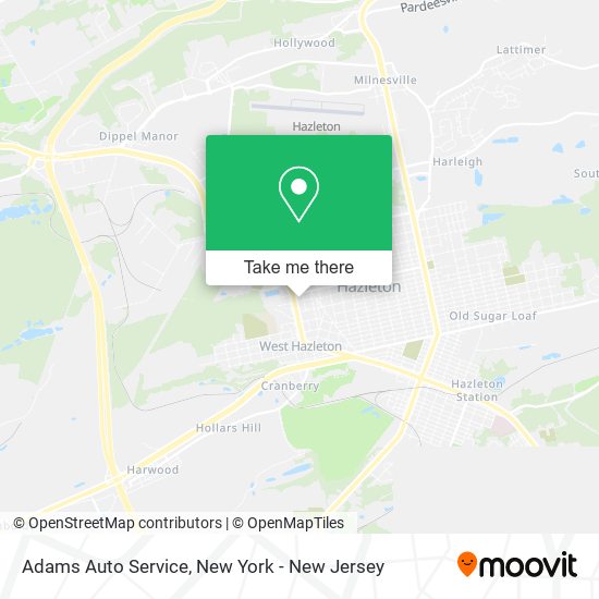 Mapa de Adams Auto Service