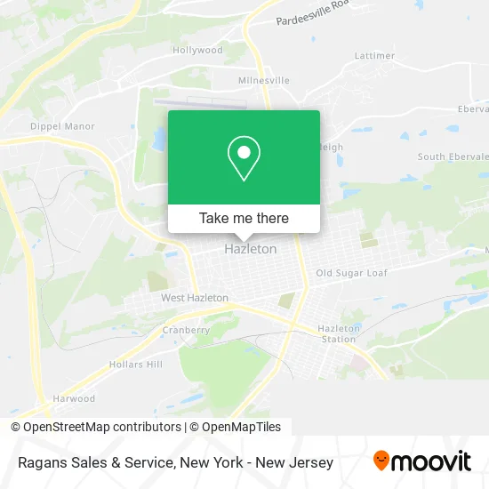 Ragans Sales & Service map