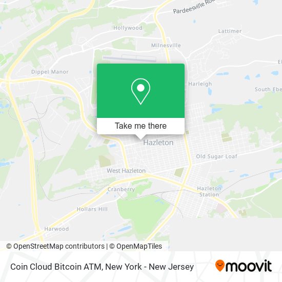 Coin Cloud Bitcoin ATM map