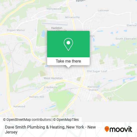 Dave Smith Plumbing & Heating map