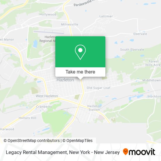 Mapa de Legacy Rental Management