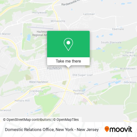 Domestic Relations Office map
