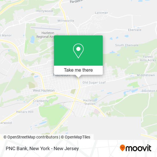 PNC Bank map