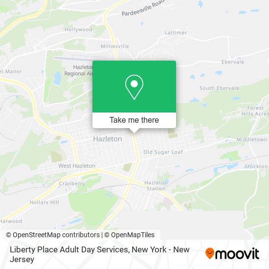 Liberty Place Adult Day Services map