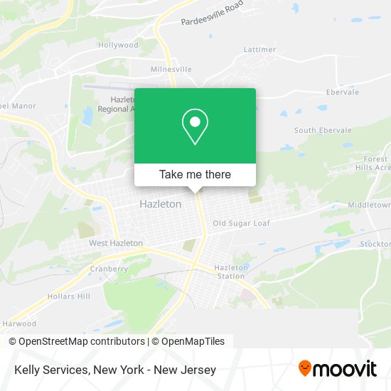 Mapa de Kelly Services