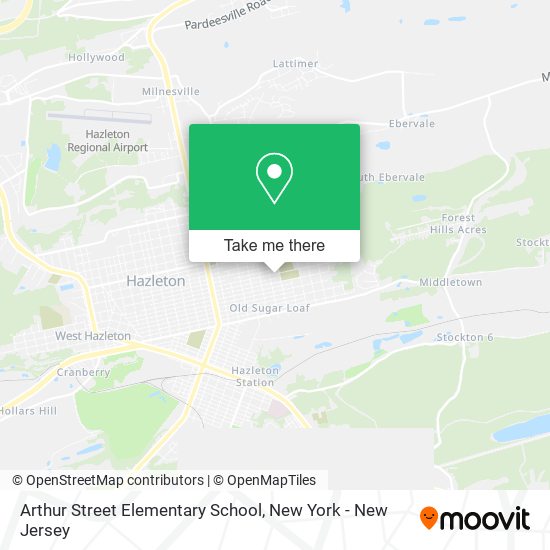 Arthur Street Elementary School map