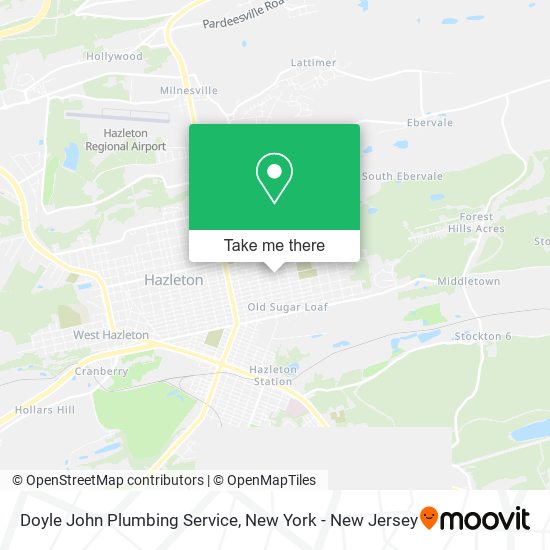 Doyle John Plumbing Service map