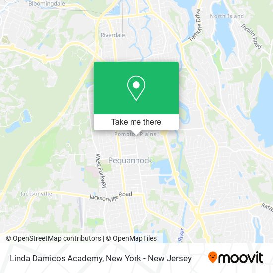 Linda Damicos Academy map