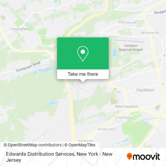 Edwards Distribution Services map