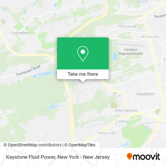 Keystone Fluid Power map