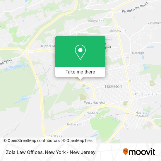 Zola Law Offices map