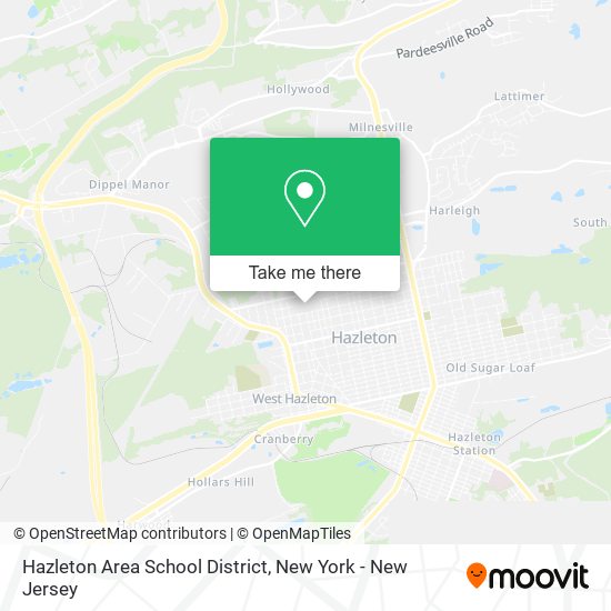 Hazleton Area School District map