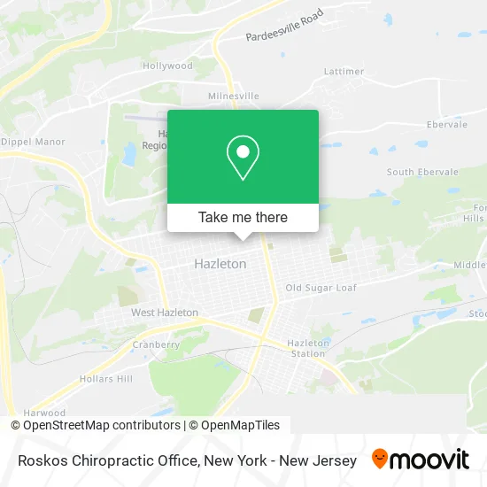 Roskos Chiropractic Office map
