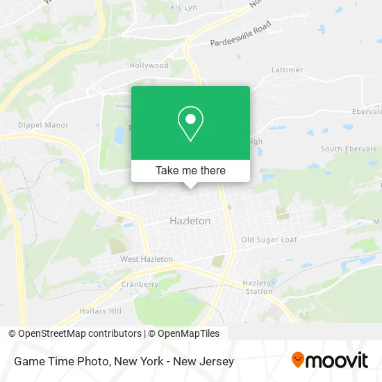 Game Time Photo map