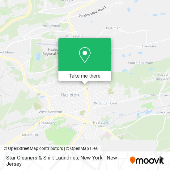 Star Cleaners & Shirt Laundries map