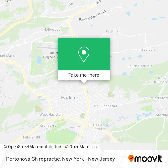 Portonova Chiropractic map