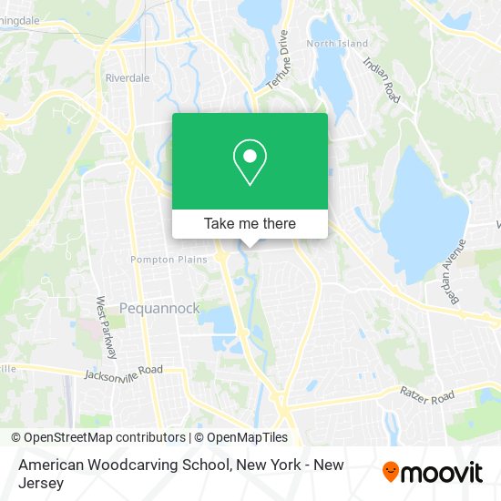 American Woodcarving School map