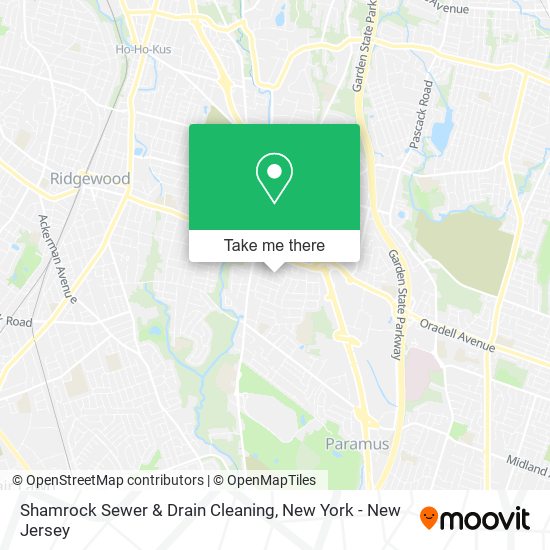 Shamrock Sewer & Drain Cleaning map