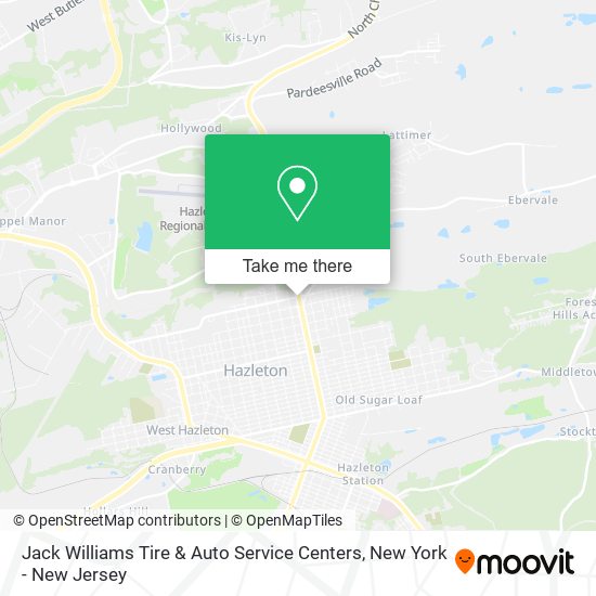 Jack Williams Tire & Auto Service Centers map