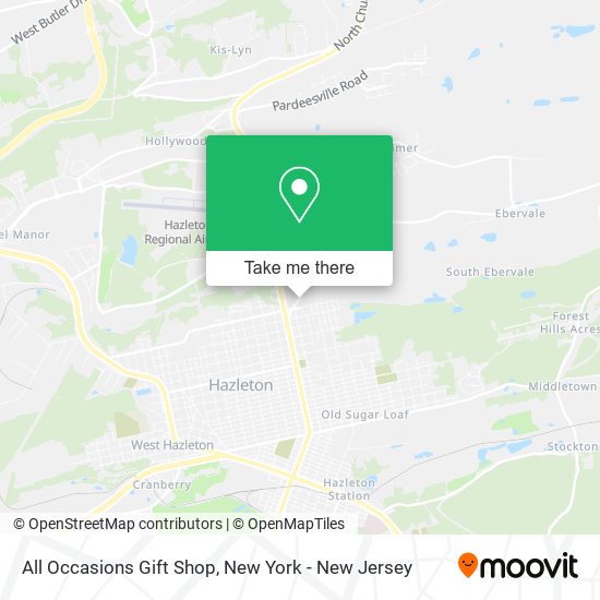 Mapa de All Occasions Gift Shop