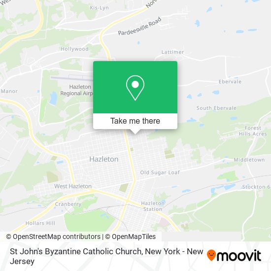 St John's Byzantine Catholic Church map