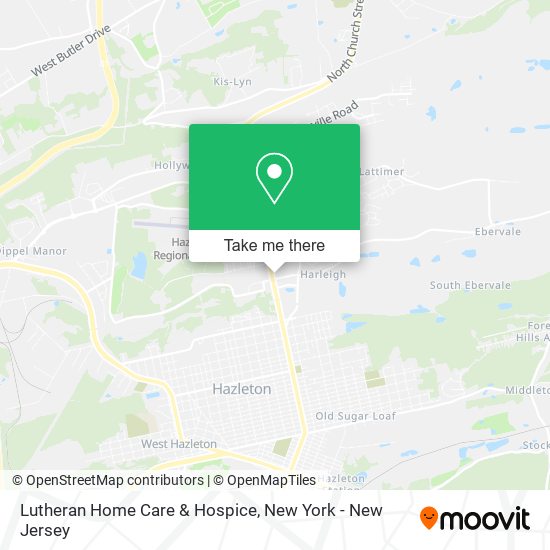 Mapa de Lutheran Home Care & Hospice