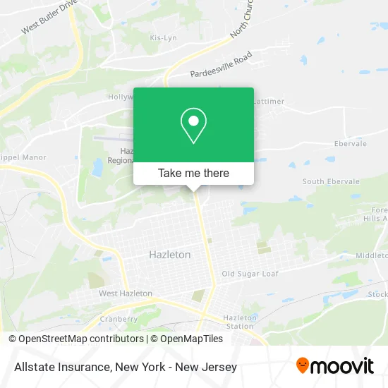 Allstate Insurance map