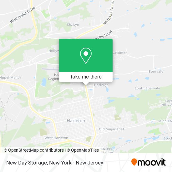 New Day Storage map