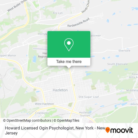 Mapa de Howard Licensed Ogin Psychologist