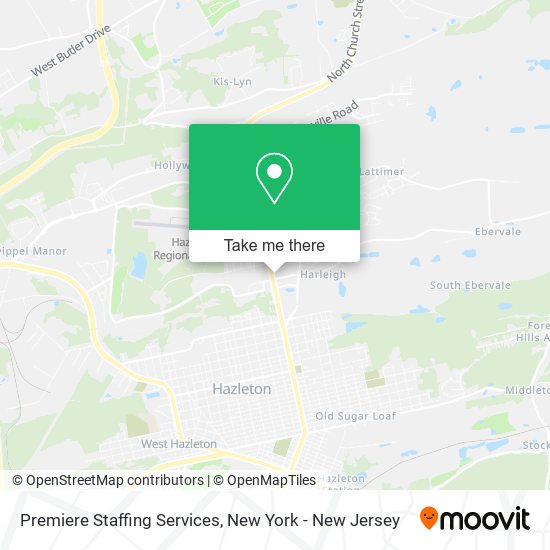 Premiere Staffing Services map