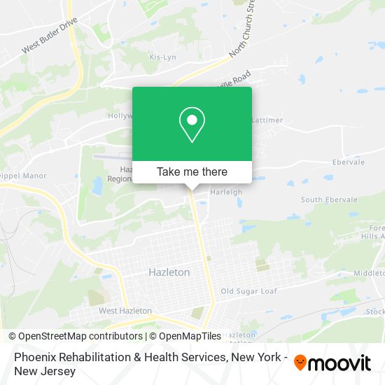 Mapa de Phoenix Rehabilitation & Health Services