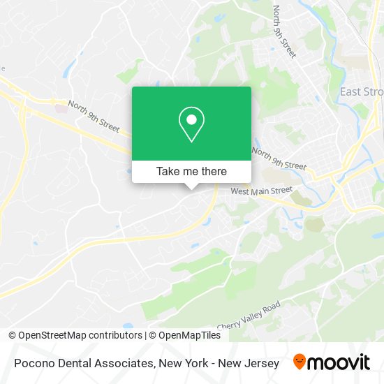 Mapa de Pocono Dental Associates