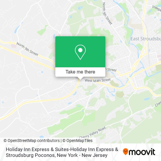 Holiday Inn Express & Suites-Holiday Inn Express & Stroudsburg Poconos map