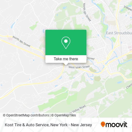 Kost Tire & Auto Service map