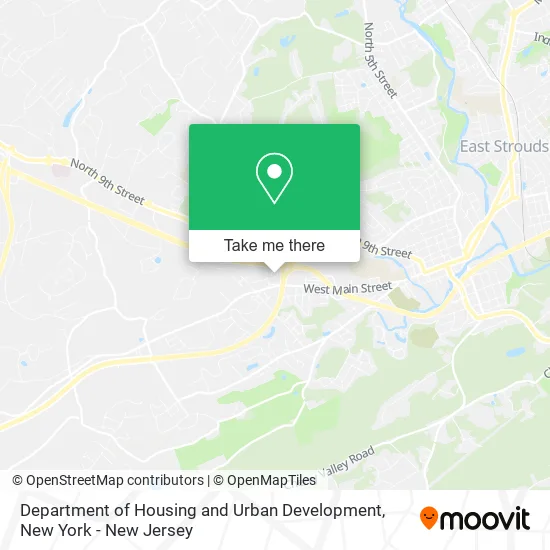 Mapa de Department of Housing and Urban Development