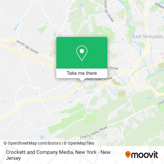 Mapa de Crockett and Company Media
