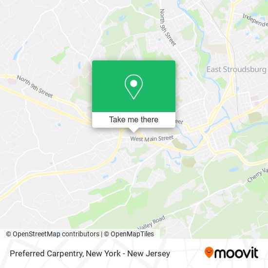 Mapa de Preferred Carpentry