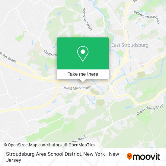 Stroudsburg Area School District map