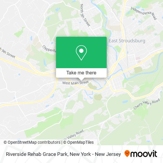 Riverside Rehab Grace Park map