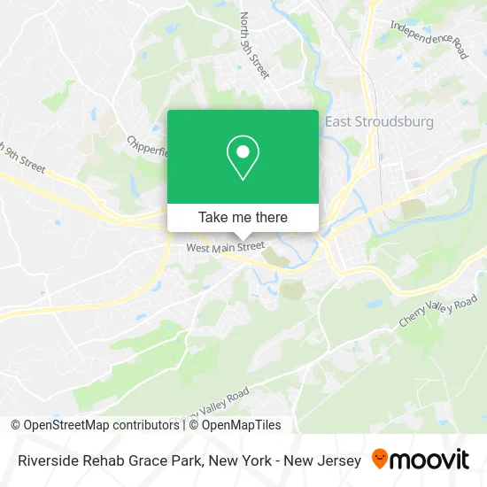 Riverside Rehab Grace Park map