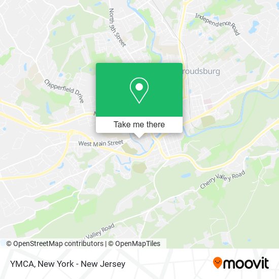 YMCA map