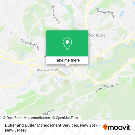 Butler and Butler Management Services map