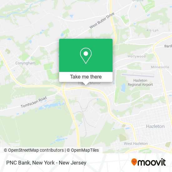 PNC Bank map