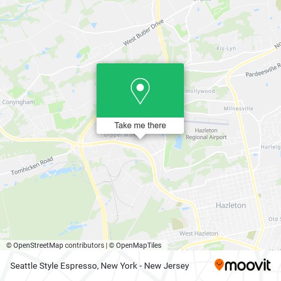 Mapa de Seattle Style Espresso