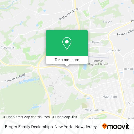 Mapa de Berger Family Dealerships