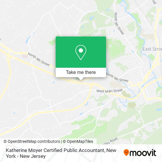 Mapa de Katherine Moyer Certified Public Accountant