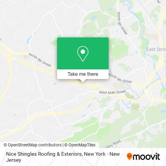 Nice Shingles Roofing & Exteriors map