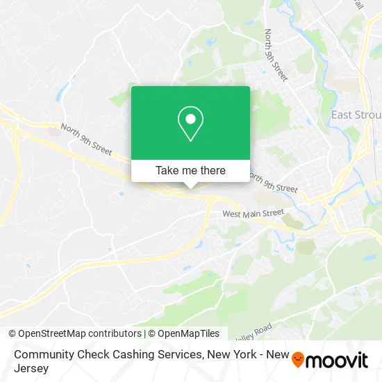 Community Check Cashing Services map